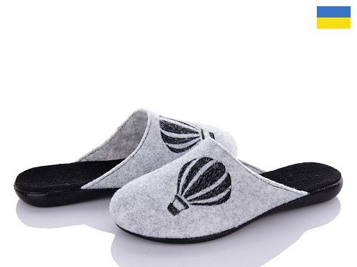 Тапочки Klerotex N171 сірий в магазине Фонтан Обуви