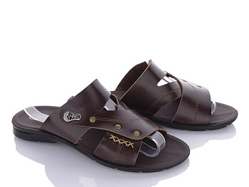 Шлепанцы Viktoria 6-ШF sport brown 3 в магазине Фонтан Обуви