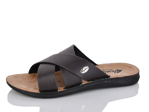 Шлепанцы Gurkem 3333-2 kahve в магазине Фонтан Обуви