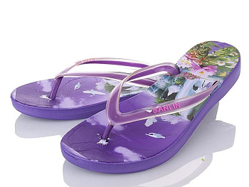 Шлепанцы Viktoria VH251-12purple в магазине Фонтан Обуви