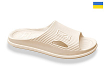 Шлепанцы Rai Shoes L112 бежевий в магазине Фонтан Обуви