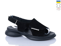 Босоножки Sali 915 чорний з чор-п. в магазине Фонтан Обуви