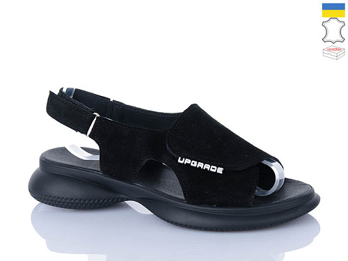 Босоножки Sali 915 чорний з чор-п. в магазине Фонтан Обуви