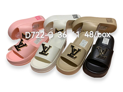 Шлепанцы Rai Shoes D722-3 mix в магазине Фонтан Обуви