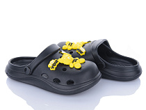 Кроксы Soylu KR03 black в магазине Фонтан Обуви