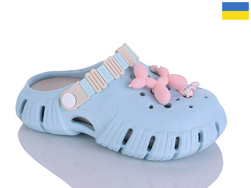 Кроксы Demur 6012 блакитний в магазине Фонтан Обуви