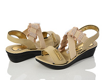 Босоножки Gurkem 2024-049-1 beige в магазине Фонтан Обуви