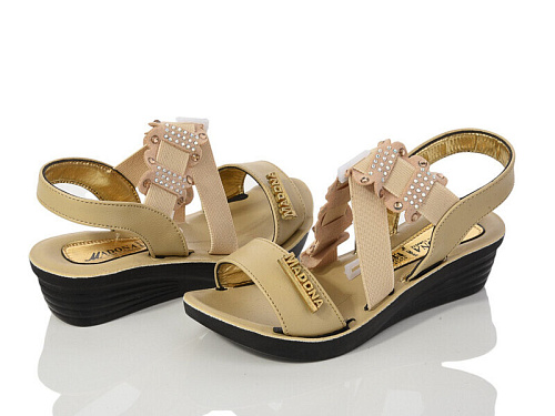 Босоножки Gurkem 2024-049-1 beige в магазине Фонтан Обуви