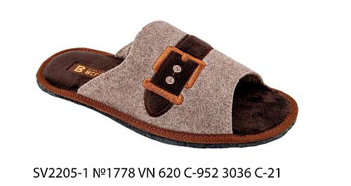 Тапочки Белста SV 2205-1 №1778 VN 620 С-952 3036 С-21 в магазине Фонтан Обуви