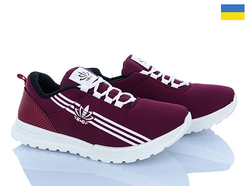 Кроссовки Favorit ЖК1021 бордовий в магазине Фонтан Обуви