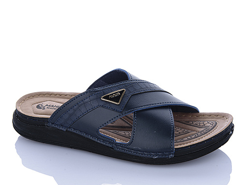 Шлепанцы Oskar 01-26 синій в магазине Фонтан Обуви