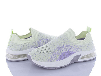 Кроссовки Violeta 92-35 green-purple в магазине Фонтан Обуви