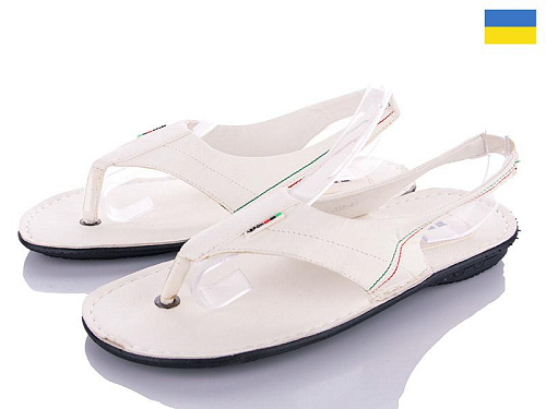 Сандалии Львов База Bromen B&R 03 белый в магазине Фонтан Обуви