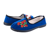 Тапочки Успіх Крок Київ кап.зад.жін.вишив.синій в магазине Фонтан Обуви
