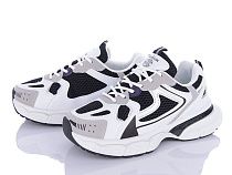 Кроссовки Violeta 136-21 white-black в магазине Фонтан Обуви