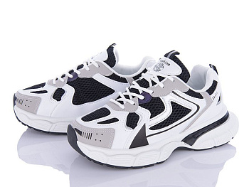 Кроссовки Violeta 136-21 white-black в магазине Фонтан Обуви