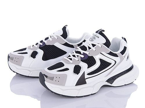 Кроссовки Violeta 136-21 white-black в магазине Фонтан Обуви