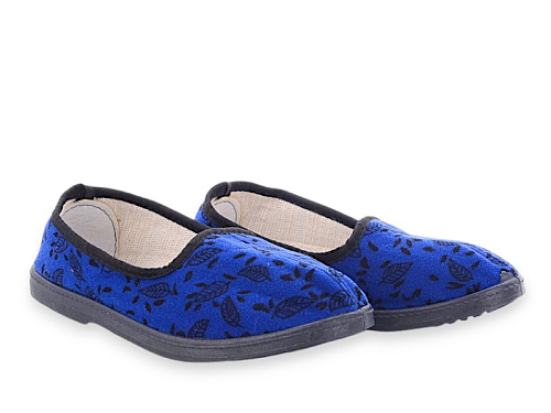 Тапочки Rai Shoes Листок синій в магазине Фонтан Обуви