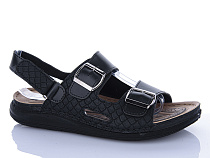Сандалии Oskar 01-500 чорний в магазине Фонтан Обуви