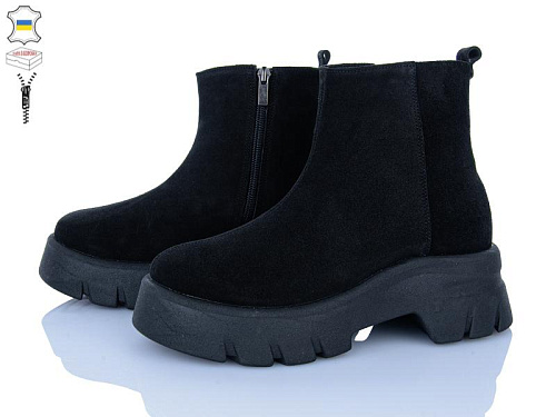 A.N.I.One2 07074-48 чорний замш в магазине Фонтан Обуви