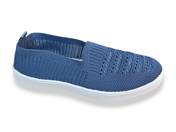 Слипоны Rai Shoes F06-006 блакитний в магазине Фонтан Обуви