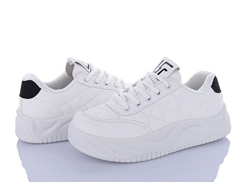 Кроссовки Violeta 149-55 white-black в магазине Фонтан Обуви