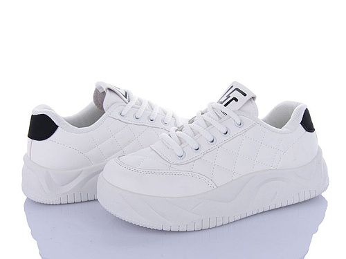 Кроссовки Violeta 149-55 white-black в магазине Фонтан Обуви