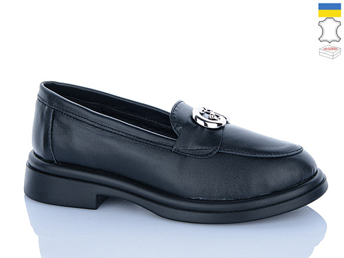 Туфли Garti 422 чорний шк. в магазине Фонтан Обуви