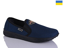Слипоны Demur 6-144 синій в магазине Фонтан Обуви