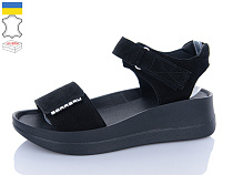 Босоножки Sali 1706-2 чорний з чор-п. в магазине Фонтан Обуви