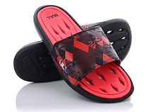 Шлепанцы Obuv Ok R021 (w43) red-black в магазине Фонтан Обуви