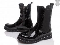 Ботинки Prime 5003-51 черный лак в магазине Фонтан Обуви