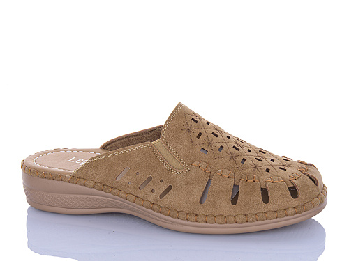 Шлепанцы Leguzaza 501-3 brown батал в магазине Фонтан Обуви