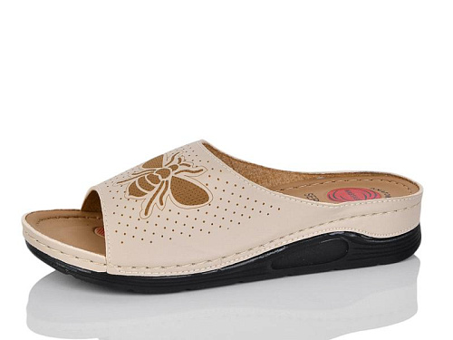 Шлепанцы Gurkem 3001-7 beige в магазине Фонтан Обуви