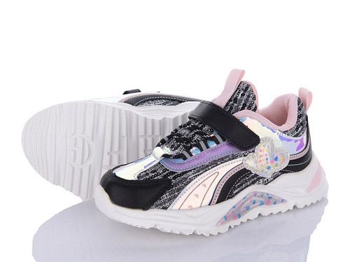 Кроссовки Clibee L216 black-pink в магазине Фонтан Обуви