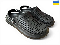 Кроксы Rai Shoes 504 чорний в магазине Фонтан Обуви