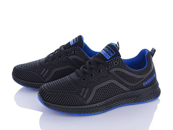 Кроссовки Violeta 197-142 black-blue в магазине Фонтан Обуви