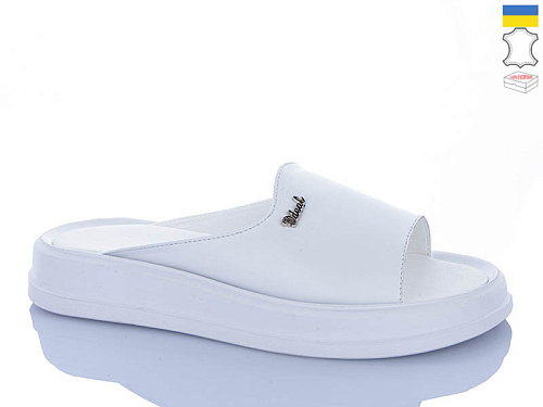 Шлепанцы Sali 504 білий біл-п. в магазине Фонтан Обуви