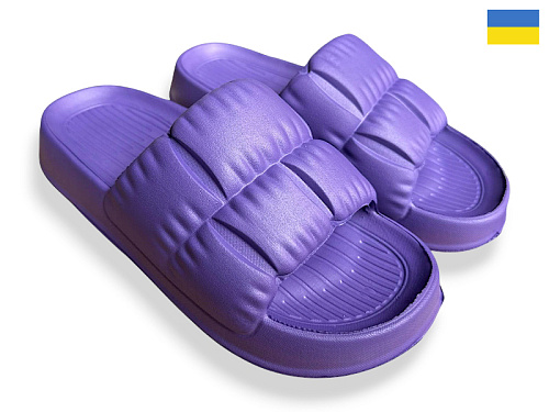 Шлепанцы Rai Shoes C95 фіолетовий в магазине Фонтан Обуви
