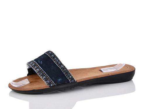 Шлепанцы Gurkem 0004-5 т.синій в магазине Фонтан Обуви