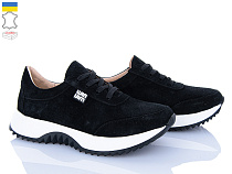 Кроссовки A.N.I.One 50643 чорний замш в магазине Фонтан Обуви