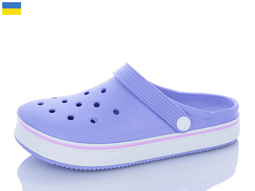 Кроксы M&L Alex13 ML4001 лаванда в магазине Фонтан Обуви