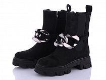 Ботинки Violeta M615-1 black в магазине Фонтан Обуви