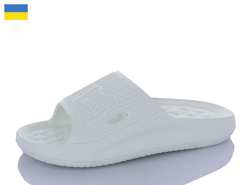 Шлепанцы Alex 77-11 білий в магазине Фонтан Обуви