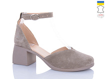 Туфли Sali 1121 сірий кашемір беж-п. в магазине Фонтан Обуви