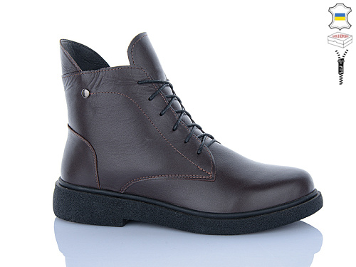 Ботинки Sali 25 коричневий к чор-п.зима в магазине Фонтан Обуви