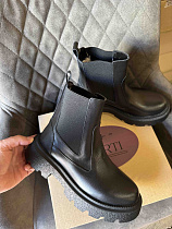 Ботинки Garti 367 чорна шкіра мех в магазине Фонтан Обуви