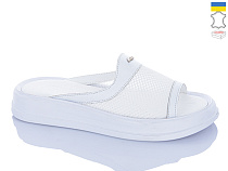 Шлепанцы Sali 2290 білий біл-п. в магазине Фонтан Обуви