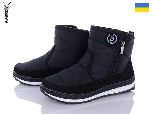 Дутики Львов База BR Е9 чорний чп в магазине Фонтан Обуви