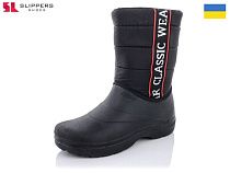 Сапоги Slipers E432 чорний в магазине Фонтан Обуви